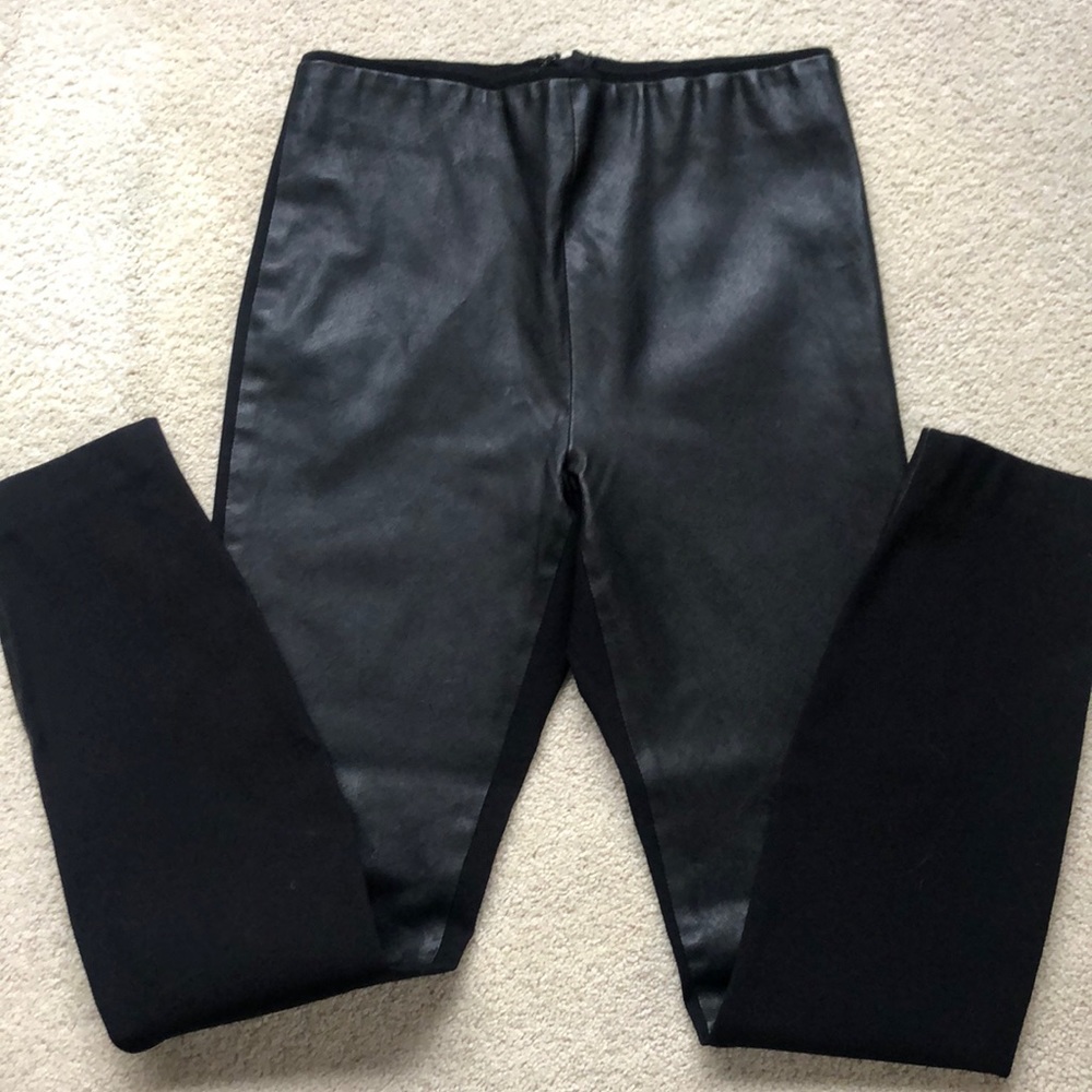 rag & bone Leather & Cotton Leggings